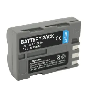Vervanging EN-EL3e EL3 EL3a Batterij voor Nik D700 D300 D300S D200 D100 D90 D80 D70 D70s D50 Digitale Camera 'S
