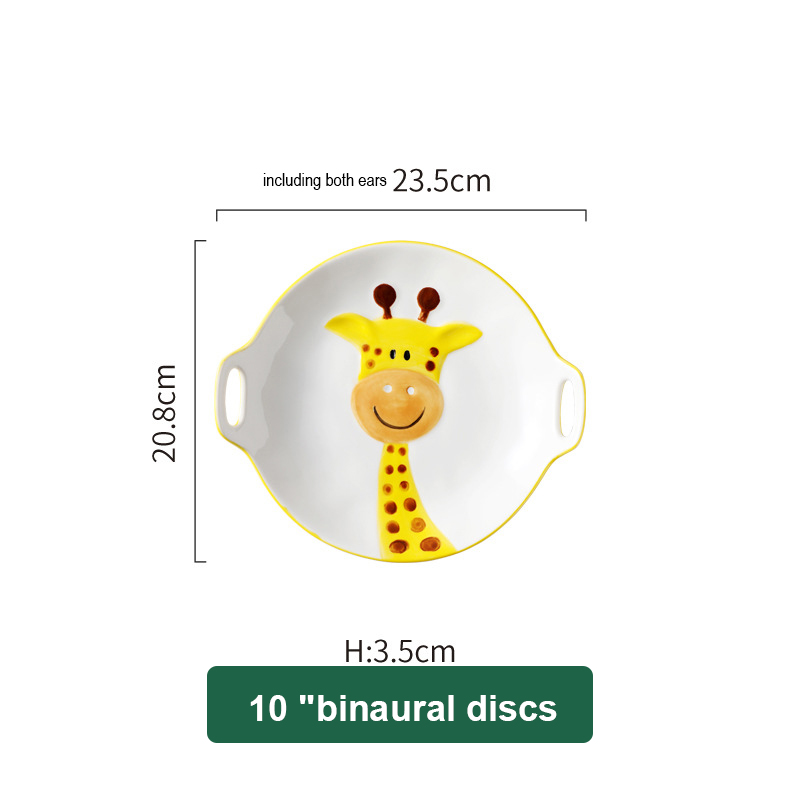 Plat binaural de 10 pouces