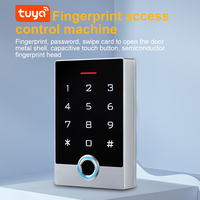 Clavier de contrôle d'accès WiFi Smart Life APP, lecteur de carte RFID, écran tactile, contrôleur d'accès, système de serrure de porte électrique