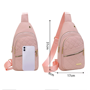 Borse a Spalla e Marsupi Trapuntati da Donna di Grande Successo, Rosa, Stile Coreano, Casual, alla Moda, Portatili, di Grande Capacità, con Trapuntatura Personalizzata - Product Image 5