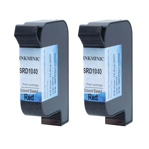 2026 New SRD1040 Solvent Based Red Tij Ink Cartridges with Chip for Markem Image 1200 1050 Thermal Inkjet <b>Printers</b> - Product Image 2
