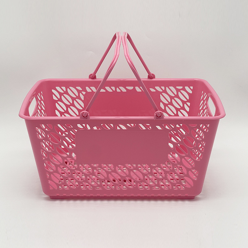 Mini Supermarket Shopping Hand Basket - Pink & Eco-nomical