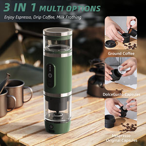 เครื่องชงกาแฟเอสเพรสโซแบบแคปซูลกึ่งอัตโนมัติ รุ่นใหม่ ชาร์จด้วย USB ไม่ต้องใช้ความร้อน พร้อมเครื่องทำฟองนม - Product Image 3