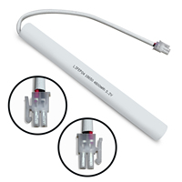 بطارية JINTION 3.2 فولت 4800 مللي أمبير في الساعة LiFePO4 للإضاءة الطارئة، بديلة لـ Liteplan 3 LP48 S MS 3 Cell Stick مع محول سلكي مزدوج