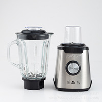 Mixeur et Broyeur Électrique 2-en-1 Transfrontalier, Robot Culinaire Domestique, Broyeur Commercial, Extracteur de Jus, Grande Capacité