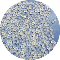 Fabrication directe de granulés de résine HDPE/LDPE/LLDPE/PVC/PP, granulés de plastique PE vierges blancs, vente en gros