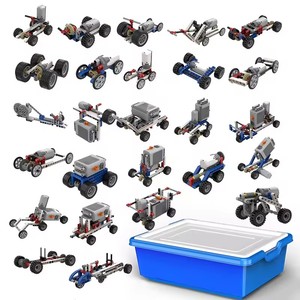 396pcs khối xây dựng khoa học đơn giản & Powered máy công nghệ cao moc Robot kỹ thuật Tương thích gạch gói 9686 Bộ Giáo Dục - Product Image 1