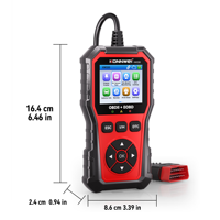 Herramienta de Diagnóstico Automotriz V310, Lector de Códigos OBD para Autos con 1 Año de Garantía, Pantalla LCD Universal