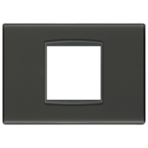 Placca Classic 2M centr Reflex Antracite Wall <b>Switch</b> <b>Plate</b> 12.7x9.3x1.6cm - Product Image 1