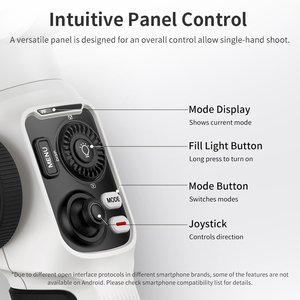 Zhiyun lisse 5s <span class=keywords><strong>stabilisateur</strong></span> de cardan portable à 3 axes pour <span class=keywords><strong>iPhone</strong></span> <span class=keywords><strong>11</strong></span> 12 13 14 <span class=keywords><strong>Pro</strong></span> <span class=keywords><strong>Max</strong></span> Samsung Huawei Xiaomi OnePlus Smartphones - Product Image 4