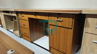 Table de bureau simple à la mode moderne avec serrure de tiroir en bois pour la maison ordinateur de bureau étude étudiant écriture chambre à coucher