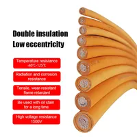 Câble Flexible haute tension EV-125 EVR-125 EVRP-125 EVRD-125 AC 1500V, cuivre étamé respectueux de l'environnement XLPE