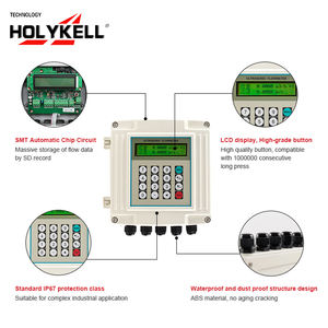 Holykell OEM Digitale Wandmontage Klem Op ultrasone flowmeter water - Product Image 6