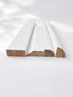 Moulure en pin demi-cercle pour bordure de sol