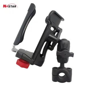 Bicycle handlebar cup holder rail clamp mount off road drinking holder adjustable caliber bike water bottle stand for cycle