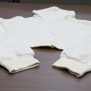 Sudadera con capucha corta para hombre 2026, 100% algodón rizado, estilo oversize, con letras lavadas, premium, de moda y corte a medida - Product Image 5