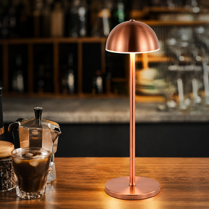 Lámpara de Noche Táctil Simple TAIKOO para el Hogar con Cuerpo de Hierro, Lámpara de Escritorio Moderna con Intensidad Regulable - Product Image 2