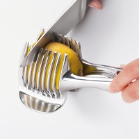 Gelegeerde Citroensnijder-Multifunctionele Fruit-En Tomatensnijder Met Handvat, Perfect Voor Thuiskeuken