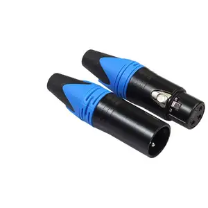 De plástico Xlr 3 Pin conector macho hecho en China