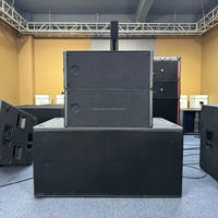 Subwoofer actif double 18 pouces Sub 8008-AS avec haut-parleur Line Array Hdl 6A, système de sonorisation professionnel amplifié, subwoofer 8008