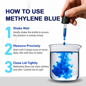 Nhãn hiệu riêng methylen giọt màu xanh với Pipette 1% cao cấp chất lỏng methylen giọt màu xanh cho con người - Product Image 3