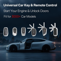 Clé de voiture universelle en double Serrure de porte de voiture Télécommande intelligente de voiture