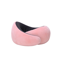 Oreiller de voyage ergonomique en mousse à mémoire de forme en U pour le cou et le dos – Écologique, réglable, massant, portable et rafraîchissant