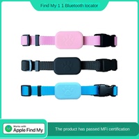 Localizador GPS Plapie para Apple, Navegador 4G IP67 Resistente al Agua, Mini Collar Antipérdida para Mascotas, Funda de Silicona, Compatible con IOS