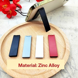 Soporte Metálico Flexible y Portátil para Teléfono, Ultra Delgado, Adhesivo, con Altura Ajustable, para Fundas de Celular y Accesorios Móviles - Product Image 1