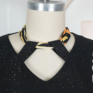 Nuovo Abito in Chiffon Sexy con Lacci <span class=keywords><strong>TEMU</strong></span>, <span class=keywords><strong>Abbigliamento</strong></span> Africano Taglie Forti, Moda Femminile per Commercio Transfrontaliero, Stampa Leopardata con Strass - Product Image 5