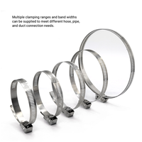 Collier de serrage rapide réglable perforé pour conduit de ventilation
