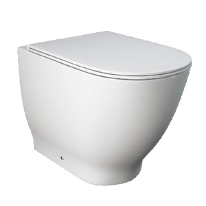 WC Senza Bordo con Finitura a Luna, Prodotto Premium in Vetro - Product Image 1