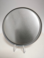 300 #   Embout plat TFS de 73 mm avec vernis brillant double face pour emballage de tubes en papier pour chips