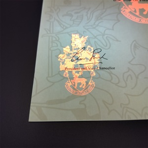 Haute qualité personnalisé Anti-contrefaçon authenticité école entreprise prix degré impression diplôme certificat papier de sécurité - Product Image 5