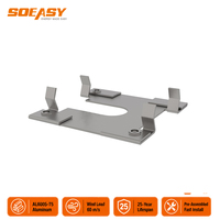 Clip de fixation pour câble de panneau solaire, rondelle de mise à la terre photovoltaïque en acier inoxydable 304, argent naturel, installation solaire économique
