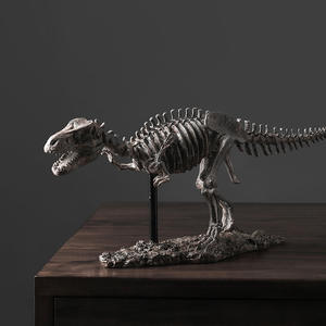 Ornements d'animaux fossiles de dinosaures Huaqi SKD24, squelette de dinosaure, artisanat en résine écologique peint à la main, personnalisé pour le bureau et la maison - Product Image 5