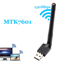 Transmisor WiFi Externo USB 2.0 Inalámbrico de 2.4GHz y 150Mbps, Receptor de TV Satelital, Compatible con Windows 7/8/10, Cámara, en Stock