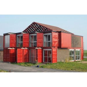 Maison conteneur rectangulaire au design industriel, maison conteneur habitable - Product Image 1