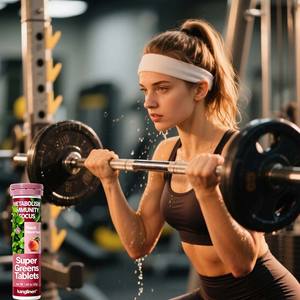 Etiqueta privada Suplementos previos al entrenamiento Metabolismo Inmunidad Vitamina C Tableta efervescente - Product Image 3