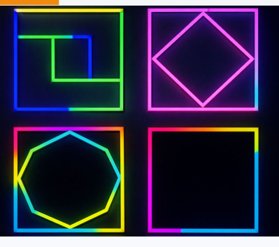 2*2FT 2*4FT Zhongshan Wholesale Price AluminumFrame 5-Year Warranty Dimmable PIXEL RGB LED FRAMELIGHT ETL Listed