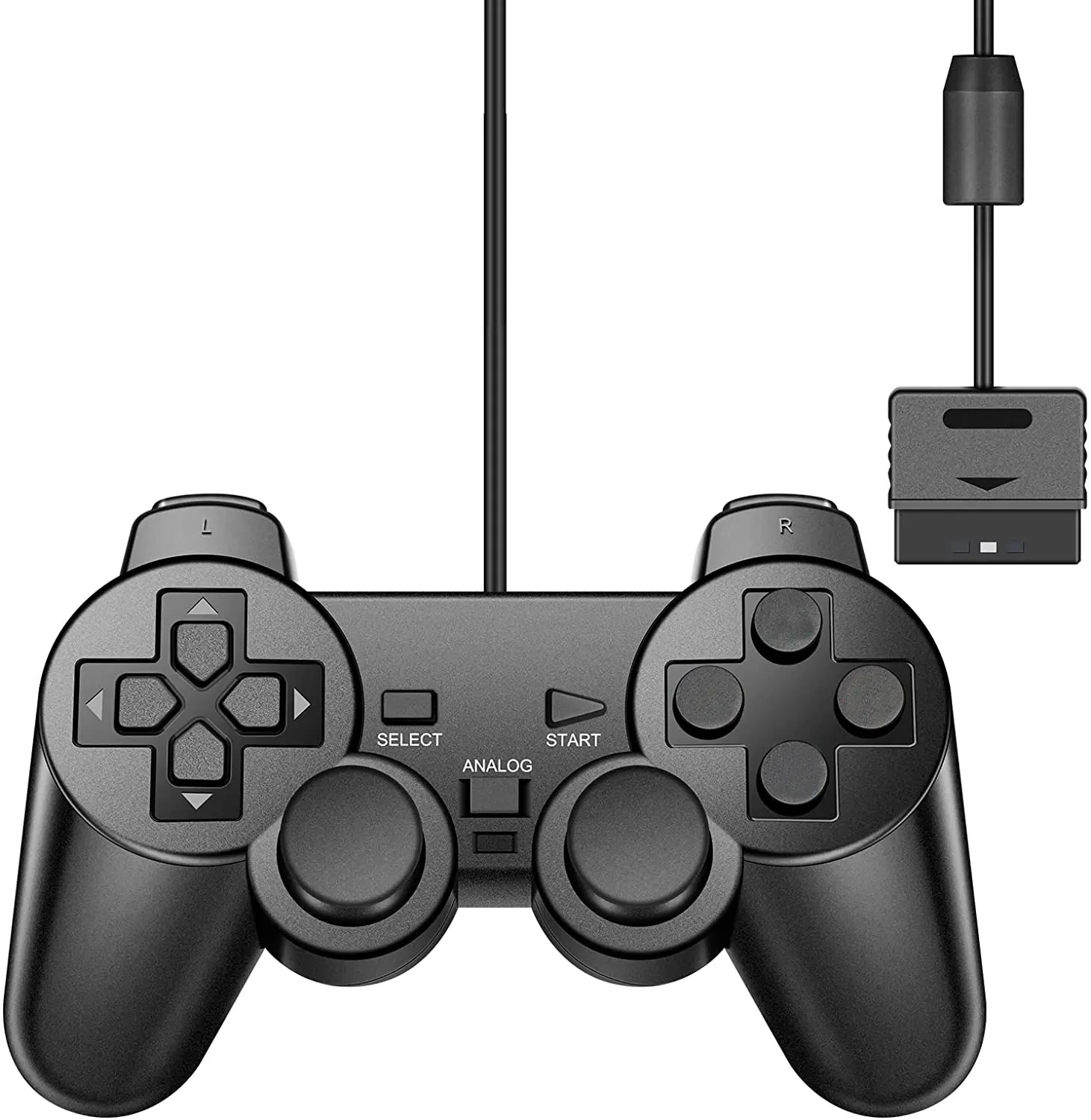 Neuer kabel gebundener Game controller für Playstation 2 Ps2 Game Joystick Gamepad