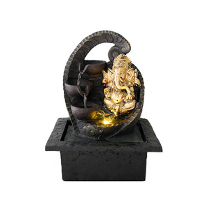 Ganesha fontaines d'eau petit <span class=keywords><strong>bouddha</strong></span> <span class=keywords><strong>fontaine</strong></span> d'eau pour <span class=keywords><strong>fontaine</strong></span> de table intérieure - Product Image 2