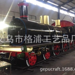 แบบจำลองหัวรถจักรรถไฟโลหะสั่งทำพิเศษ ขนาด 1:1 สำหรับตกแต่งภายนอกอาคาร เหมาะสำหรับจัดแสดงในห้างสรรพสินค้า - Product Image 4