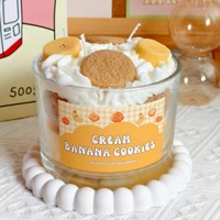 Op maat gemaakte grote dessertgeurende kaars met meerdere lonten in glazen pot, 8 geuren, cadeau, huisdecoratie, gemengde bestelling, private label, OEM, ODM