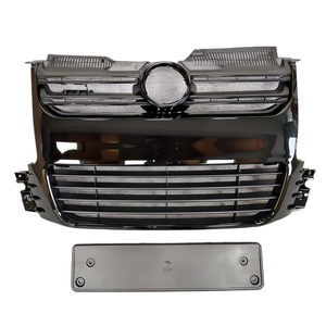 Ensemble de calandre avant ABS pour <span class=keywords><strong>Golf</strong></span> <span class=keywords><strong>5</strong></span> <span class=keywords><strong>R32</strong></span> 2005-2010 Noir Chrome Style Racing Kit Carrosserie - Product Image 1