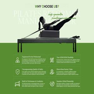 Reformer Pilates d'usine haute capacité avec roues de transport pour les écoles de formation et les achats professionnels - Product Image 6