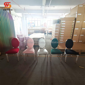 เรียบสามารถแทนที่เก้าอี้ปกเก้าอี้รับประทานอาหารสีขาวสีดำเก้าอี้โรงแรมเฟอร์นิเจอร์สำหรับงานแต่งงานงานเลี้ยงร้านอาหาร - Product Image 6