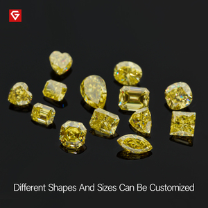 GIGAGEWE Vivid Yellow <span class=keywords><strong>Marquise</strong></span> Cut Loose Moissanite Pierre synthétique pour la fabrication de bijoux - Product Image 3