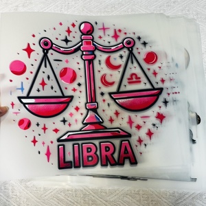 Vinilos Termoadhesivos de Dibujos Animados de Alta Calidad, Personalizados <span class=keywords><strong>para</strong></span> Transferencias, 12 Signos del Zodíaco, <span class=keywords><strong>para</strong></span> Uso en Prendas, Lavables - Product Image 2
