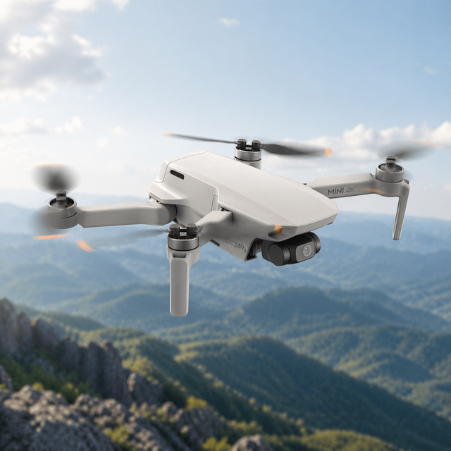 Mini 4K Fly More Combo Under 249g 4K 30fps Camera Drone With Extra Batteries Propeller Guard for Outdoor Capture